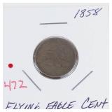 1858 Flying Eagle cent