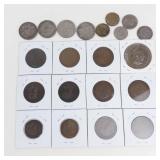 11) different Great Britian coppers: 1916 thru 1946 plus 1951 5 Shilling and 9 others