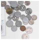 1 bag of mixed date , mixed country world coins
