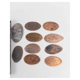 28 souvenir pressed penny collection