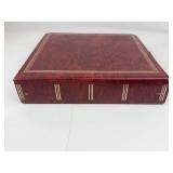 2) 3 ring binders of 12 pocket vinyl pages (empty)