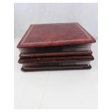 2) 3 ring binders of 12 pocket vinyl pages (empty)