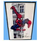 Spider-Man Framed Comic Book Cover Poster - Signed by Paul Pelletier