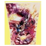 Superman Comic Book Cover Poster - Signed by Paul Pelletier