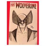 Wolverine #300 Variant Edition Hand Drawn Cover - Signed By Dave Strong