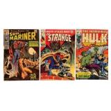 Sub Mariner Trilogy Cross Over Story - Sub Mariner #22, Dr. Strange #183, Incredible Hulk #126