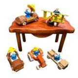 Vintage Smurfs Die Cast Cars