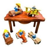 Vintage Smurfs Die Cast Cars