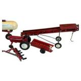 Vintage Red Ertl International Co. Tractors & Attachments