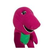 Vintage Playskool Barney Talking Dinosaur