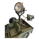 G.I. Joe Jeep w/ Trailer, Spotlight & Canon.