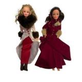 Five Vintage Barbie Dolls