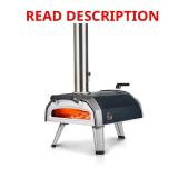 $400 Ooni Karu 2 Charcoal/Wood Chunk Outdoor Pizza Oven Foundry Black