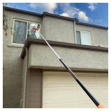 5-24 ft Long Telescoping Extension Pole // Multi-Purpose Extendable Pole with Universal Twist-on Metal Tip // Lightweight and Sturdy // Best Telescopic Pole for Painting, Dusting and Window Cleaning