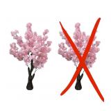 $150 Artificial Cherry Blossom Tree, 4.3FT 2 Pack Pink Faux Cherry Blossom Tree for Home, Wedding & Party Decoration, Indoor & Outdoor