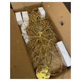 $230 Modern Crystal Chandelier, 31.5' Chandeliers for Dining Room Gold Tree Branch Chandelier Lighting, Round Living Room Chandeliers Over Table, Branches and Crystals Ceiling Light Fixtures