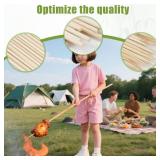 100PCS 36 inch Bamboo Skewers for Marshmallows,S'Mores,Fire Pit,BBQ,Kabob,Grilling, Camping.More Size Choices 6'/8'/10'/12'/36'