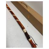 Vive Wooden Walking Stick - Willow Cane for Seniors Hiking & Balance - Heavy Duty Carved Twisted Wood Sticks for Men & Women - Stylish Support Pole for Outdoor Trekking & Weight Bearing