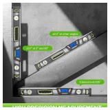Huepar 48-Inch Digital Level, Professional Smart Precision Torpedo Level Tool, Bright LCD Display, Audible Alerts, Magnetic Bottom, IP54 Dust Water Resistant, with Carrying Case
