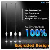 4PC Washer Suspension Rod Replaces W10780048 For Admiral ATW4675YQ1 Whirlpool WTW4800XQ4 WTW4800XQ0 WTW4800XQ1 WTW4800XQ2 Maytag MVWC200XW2 MVWC200XW1 Amana NTW4600YQ1 NTW4650YQ0 RTW4640YQ1 RTW4640YQ0
