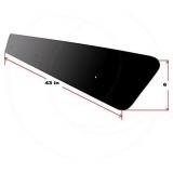 Roof Top Rack Noise Reducer Wind Fairing with Cross Bars Mount Rooftop Carrier Air Deflector 43' Universal Aerodynamic Windshield Fairing Completed Kit