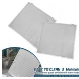 2 Pack S99010430-003 Range Hood Grease Filter Fit For Boran Nutone Range Hood AVSF136 BCSD136 BCSEK136 Series, 15-3/4' X 16-7/8' Stove Hood Vent Filter Replace 99010430-003 HPFA136
