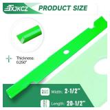 60 Inch Deck 103-6403 103-6403-S Notched Mower Blade Compatible with Exmark Lazer Z AS CT XP LC Pioneer Vantage Turf Tracer Staris Front Runner E S X Series Lawn Mower 6 Pack