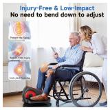 AXV Under Desk Elliptical Exercise Machine,Electric Ellipse Leg Exerciser As Seen On TV,Training Machines While Sitting for Seniors Home,Portable, Quiet, with Remote Control