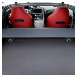 $190 GIANT PANDA Front Car Seat Covers Customized Fit 2014 2015 2016 2017 2018 2019 Chevy Chevrolet Corvette C7 Standard Seats, Leather, Black&Red