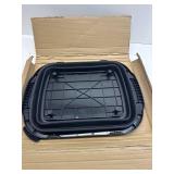 Collapsible BBQ Prep Tubs with Titanium Cutting Board, Large-Capacity 5.3Gal/20L Barbecue Utensils, with Locking Lid, Strong Sealing and Leak-Proof Design. Suitable for Kitchen and Outdoor.