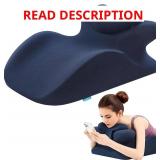 MOONYOOY Memory Foam Ergonomic Wedge Pillow for Sleeping, Acid Reflux & GERD Relief - Elevation Bed Support Pillow for Back Pain, Post Surgery Recovery, Reading with Removable Washable Cover