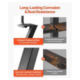 $124 VEVOR Boat Trailer Steps, 4-Step, Heavy-Duty Boat Trailer Steps with Handle, Non-Slip Surface, 3 Mounting Angle Options, Carbon Steel Ladder Suitable for 3' x 3'/3' x 5'/4' x 4' Frame, Bottom Mou