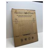 Cumbor 30-46' Baby Gate for Stairs, Toddler Safety Essentials for The House, Auto Close Dog Gate for Doorways, Mom's Choice Awards Winner-Easy Install Pressure Mounted Pet Gates for Dogs, White