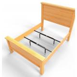 Bed Slats Center Support System | Adjustable Length & Height Tubular Steel with 4 Legs | Fits Full, Queen, King & California King Bed Frames