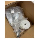Leero Heavy Duty Boat Anchor Kit with Anchor Chain, Shackle and Anchor Rope, 5/8/10/13/18 lb Danforth Anchor,Boat Anchor for Pontoons, Dinghies, Fishing Boats, Bass Boats, Sport Boats, Sport Yachts