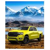 in-Channel Window Rain Guards Fit for Dodge RAM 1500 Crew Cab (New Body Style Includes TRX) 2019-2026 Rain Guard Extra Durable Window Deflectors Vent Visors Vent Shades Truck Accessories