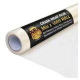 Dura-Gold Crash Wrap Film, 36-inch x 100' Roll - Strong Clear Auto Collision Wrap, Weather, Rain, Dust Protection for Damaged Vehicles, Broken Car Windows Windshields - Attaches Securely, Easy Removal