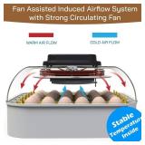 $120 MATICOOPX 30 Egg Incubator with Humidity Display, Egg Candler, Automatic Egg Turner, for Hatching Chickens
