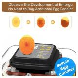 $120 MATICOOPX 30 Egg Incubator with Humidity Display, Egg Candler, Automatic Egg Turner, for Hatching Chickens