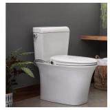 Brondell EcoSeat Elongated White Bidet Seat with Adjustable Pressure S101-EW