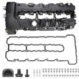 Engine Valve Cover Compatible with BMW 135i 2008-2010 335i 2007-2010 335is 2011-2013 335xi 2007-2008 535i 2008-2010 740i 2011-2012 X6 2008-2010 Z4 2009-2016 3.0L L6 OE 11127565284
