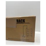 3 TIER!!! Dresser with Hanging Rack, White Fabric Dresser for Bedroom, Closet Organizer with Clothes Rack, Shoe Rack & Hooks, Tall Storage Tower for Small Spaces, Apartment, Dorm, Entryway