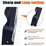 Hipa 2-Pack 942-04244A High Lift Mower Blades 6-Point Star Set for Cub Cadet Troy Bilt 46 inch Mower,XT1 LT46 LTX1045 LTX1046 46' Deck Lawn Mower Models Replace for 942-04290 942-04244 942-04290A