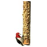 Backyard Birds Unlimited Cedar Whole in-Shell Peanut Outdoor Hanging Wild Bird Feeder Made in the USA-Small 21' Inch