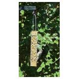 Backyard Birds Unlimited Cedar Whole in-Shell Peanut Outdoor Hanging Wild Bird Feeder Made in the USA-Small 21' Inch