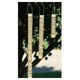Backyard Birds Unlimited Cedar Whole in-Shell Peanut Outdoor Hanging Wild Bird Feeder Made in the USA-Small 21' Inch