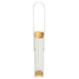 Backyard Birds Unlimited Cedar Whole in-Shell Peanut Outdoor Hanging Wild Bird Feeder Made in the USA-Small 21' Inch