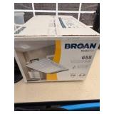 NEW Broan 655 Bathroom Exhaust Fan w/ Light & Heater – 70 CFM