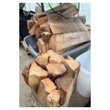 Lot of Fire wood - Bin Included.