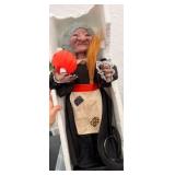 Halloween Witch Plug in decor